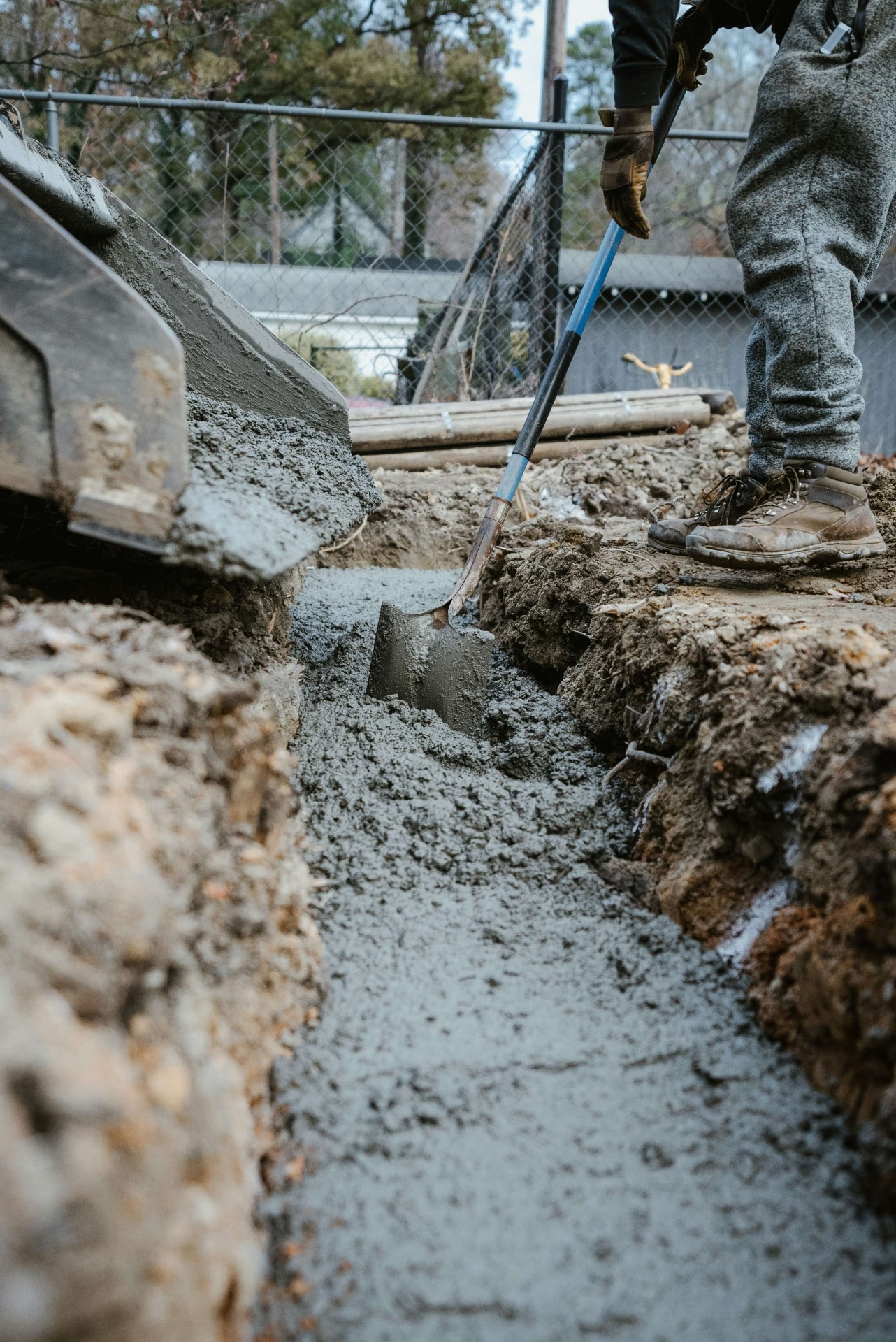 Subsidence Repair work in progress